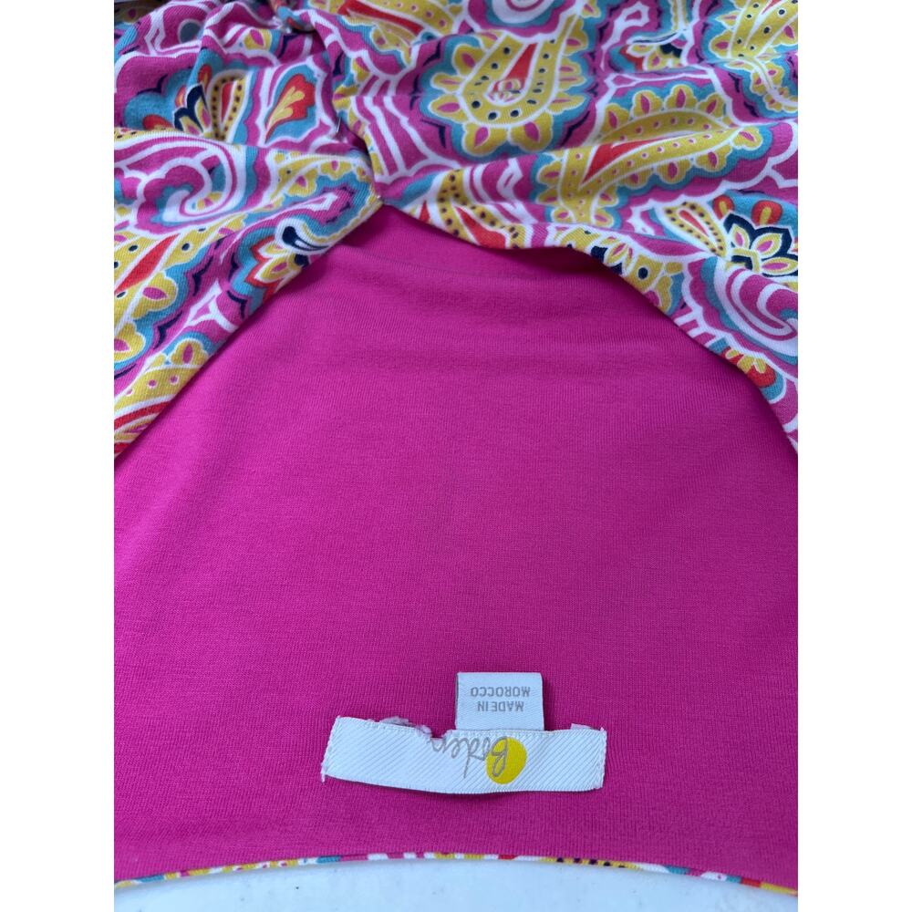 BODEN Evangeline Jersey Wrap Dress Printed Paisley Feminine Pockets Size 12-14 - Picture 5 of 6